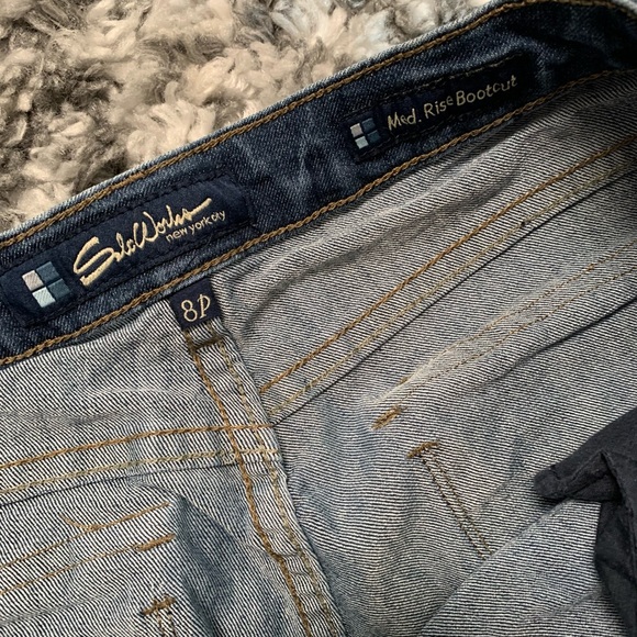 Salt Works Med Rise Bootcut Jeans Size 8P - Picture 8 of 17